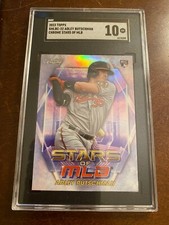 2023 Topps Adley Rutschman Chrome Stars of The MLB Rookie! SGC 10! Orioles! 