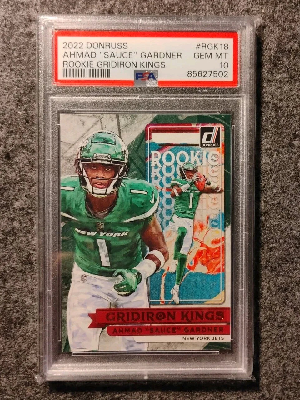 Sauce Gardner Panini Donruss Rookie Gridiron Kings #RGK18 Base