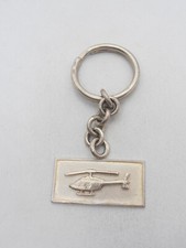 Helicopter: Keyring Silver 925 - Air Force - Pilot - Helicopter