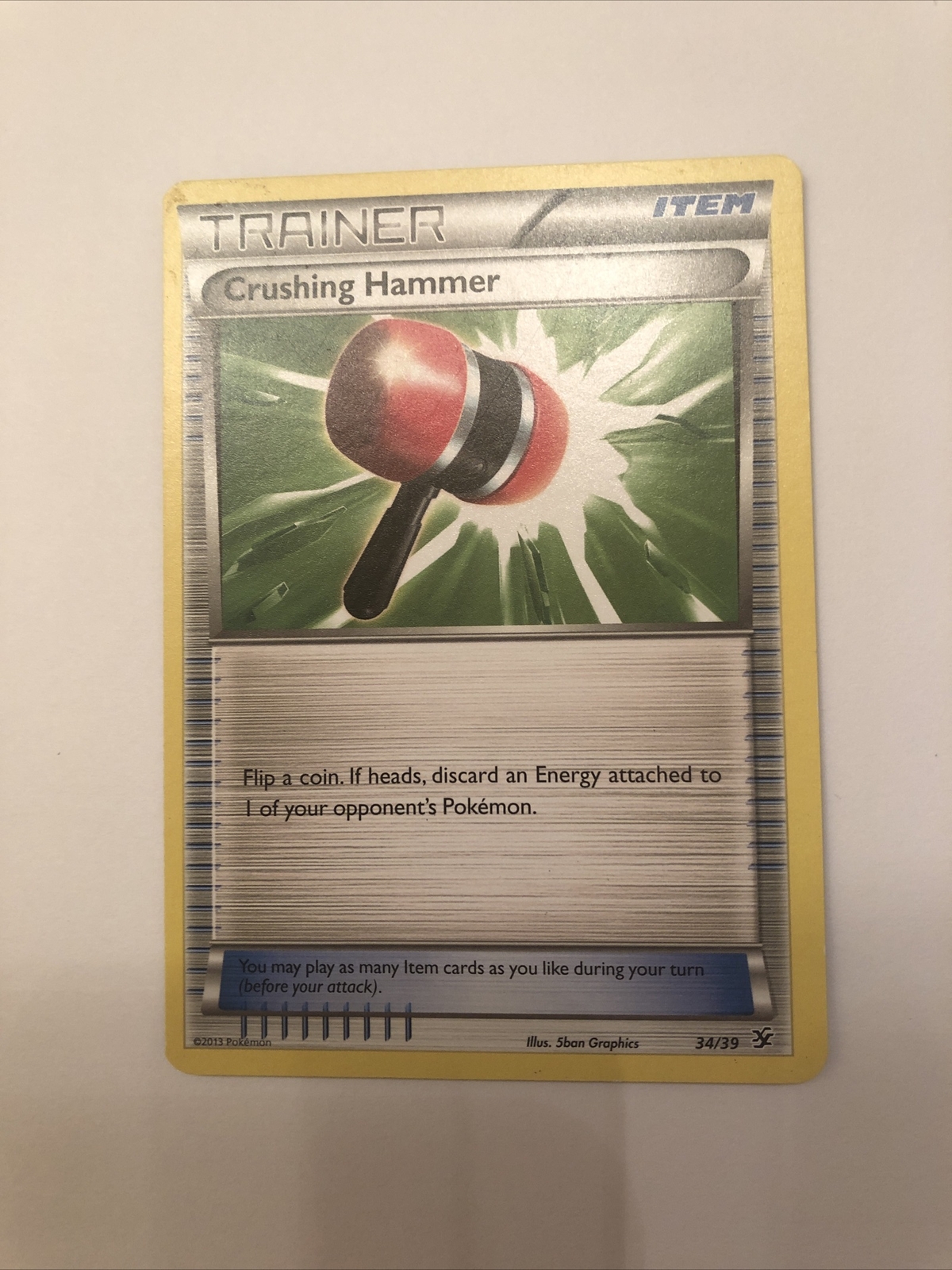 Pokémon TCG Crushing Hammer XY Kalos Starter Sets 34/39