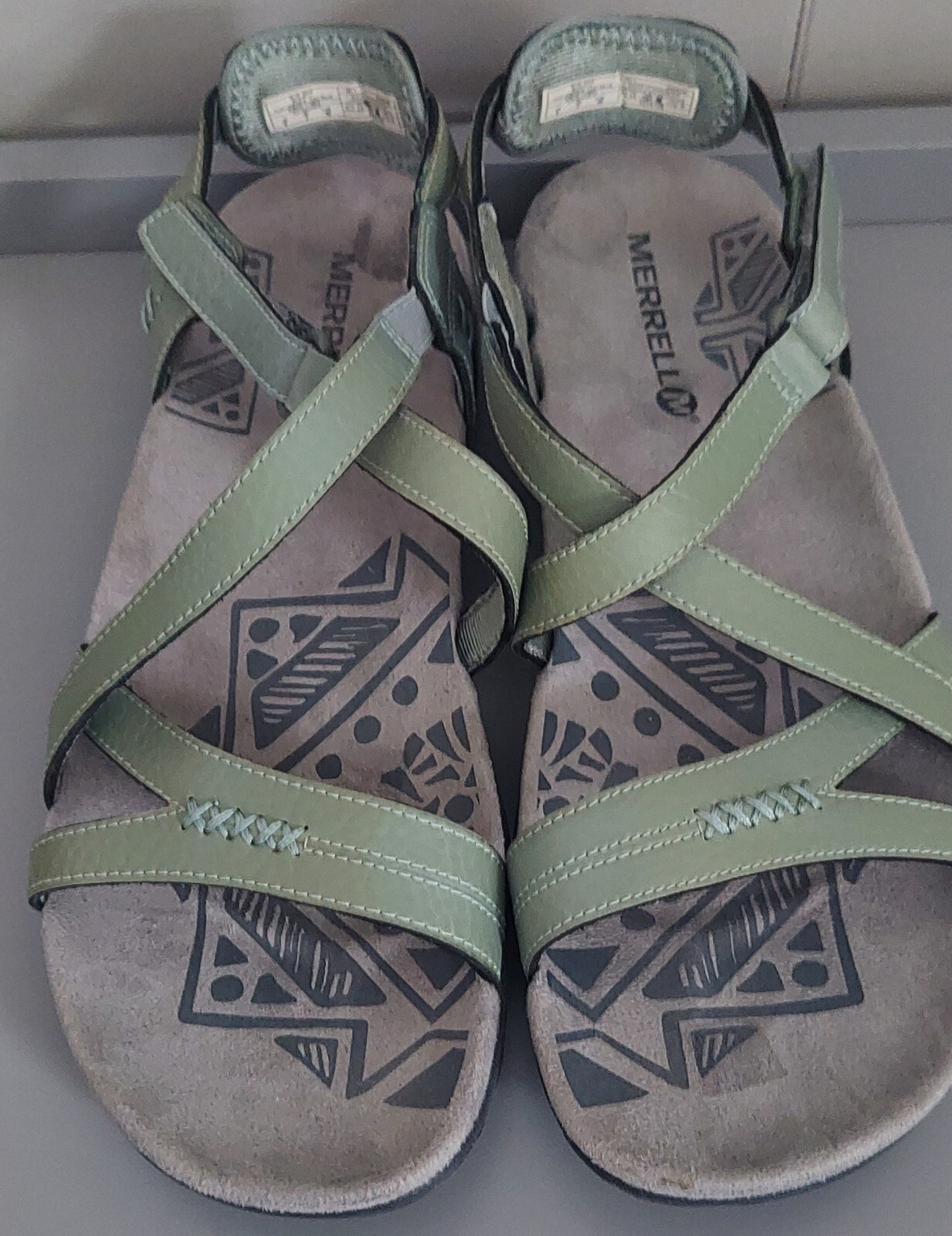 Sandali da trekking Merrell blu colomba J289636C donna 9