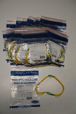 30x Lot 4m 13' Fiber Optic Patch Cable Singlemode Simplex Fiber OFNR LC/APC