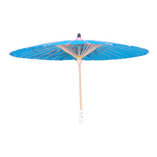 Vintage Blue  Pink Handmade Paper Bamboo Umbrella/Parasol