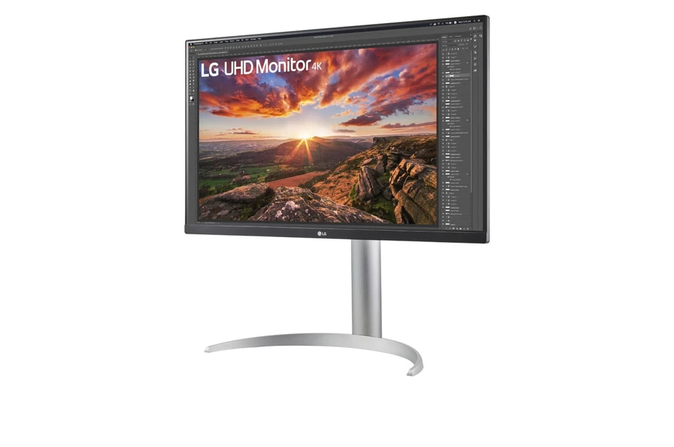 LG 27UP85NP-W 27 Zoll 4K Ultra HD IPS 400 cd/m² HDR FreeSync HDMI USB-C flach - Bild 2 von 4