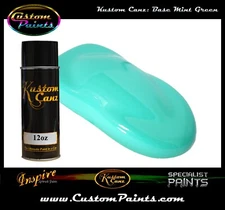 Kustom Canz BASE MINT GREEN 12 oz AEROSOL CAN Custom Paint, Motorcycle, HOK,