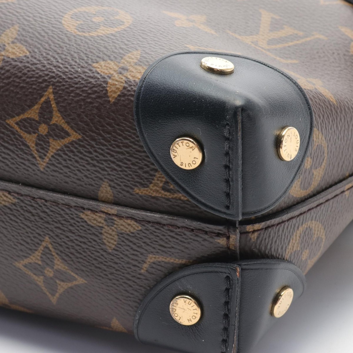 LOUIS VUITTON LV GHW Petite Malle Souple 2 Way Shoulder Bag