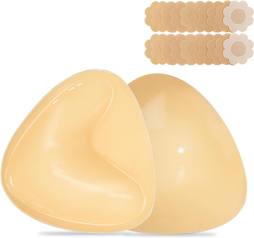 Double Sided Sticky Bra Inserts Reusable Push up Lift Self Adhesive Bra Pads