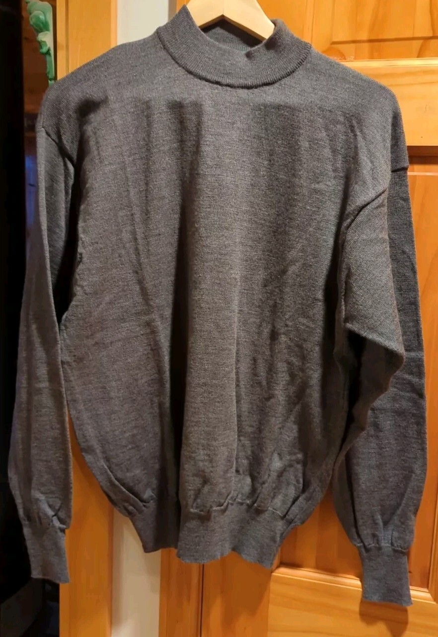 FILA Maglione Camicia Uomo Lana Casual Embassy Row Taglia XL Manica Lunga Made In Italy