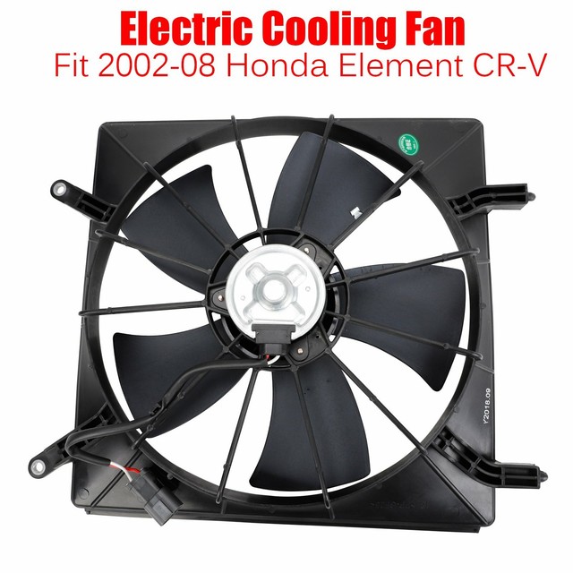For 200208 Honda Element CRV 19015PZDA01 Radiator Cooling Fan Motor & Shroud eBay