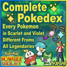 COMPLETE Pokedex Pokemon Home Scarlet and Violet Paldea🌟6iv Shiny Non Shiny