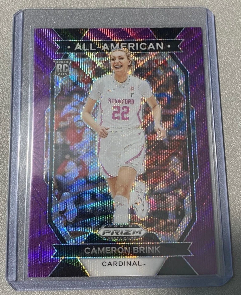 Cameron Brink Purple Wave Prizm All American - 2024 Panini Prizm Draft Pick #10