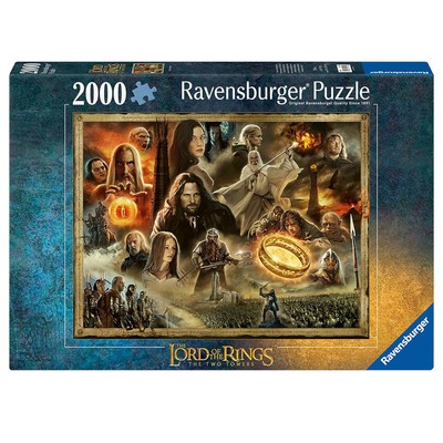 Ravensburger Herr der Ringe, Die zwei Türme 2000 Stück Puzzle Spiel Neu
