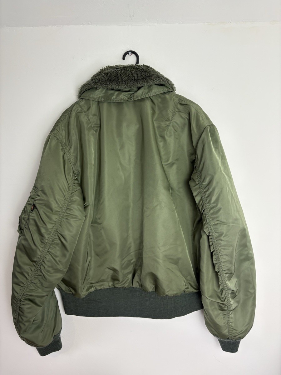 Alpha Industries Vintage B-15 Bomber Flight Flying Jacket Men's