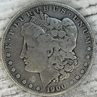 1900S Morgan Silver Dollar Uncertified - Circulated Condition
