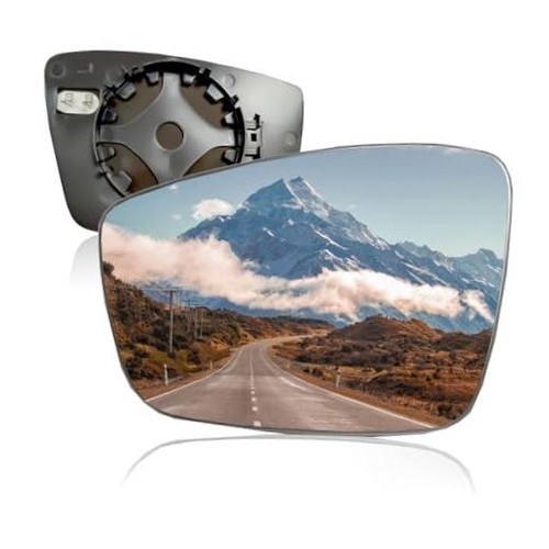 Left Driver Side Mirror Glass Replacement Compatible with Volkswagen Left Side