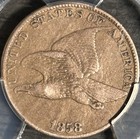 PCGS VF30 1858 Flying Eagle Large Date — photo 4