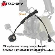 Tactical Headset Microphone Adapter for Shooting Hunting Hearing Protection