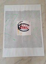 SCHIFANO MARIO (1934 - 1998) - ESSO Grafica Firmata Anni 70