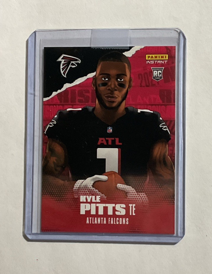 Kyle Pitts 2021 Panini Instant Illustration Series #IS-KP RC Falcons