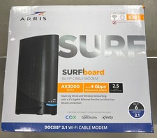 ARRIS SURFboard DOCSIS 3.1 Multi-Gigabit Wi-Fi 6 Cable Modem with 2.5 Gbps Eth 1