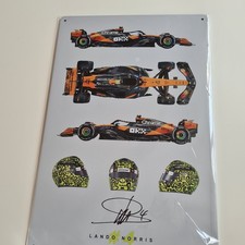 Lando Norris Signed F1 Helmet Season 2025 Autograph Memorabilia Formula One Gift