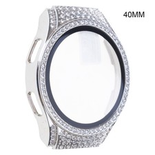 Crystal Diamond Bezel Ring Shell with Tempered Film for Watch Active 2 40/44mm