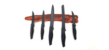 Live Edge Grapevine Wood Magnetic Knife Rack Strip Wall Mount Kitchen Organizer