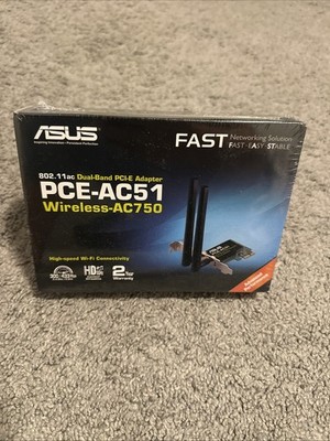 ASUS PCE-AC51 IEEE 802.11ac Wi-Fi Adapter for Desktop Computer