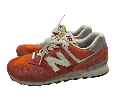 New Balance 574 U574RCB Mens Sz 10.5 Gulf Red Sea Salt Sneakers Shoe