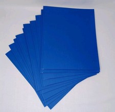 Two Pocket Folder Lot Of 10 Folders 3 Prong Blue Paper Folders