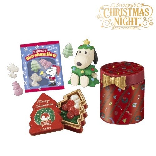 RE-MENT Peanuts Snoopy's Christmas Night Mini Figure Toy Charlie