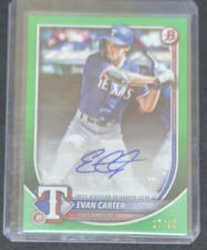 2025 Bowman - Paper Rookies and Veterans Retail Autographs Evan Carter...