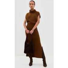 Splendid Women's Brown Marigold Sweater knit Dress XL