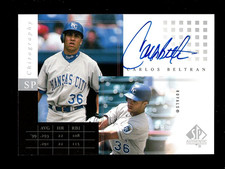 2000 SP AUTHENTIC CHIROGRAPHY CARLOS BELTRAN AUTO AUTOGRAPH ROYALS