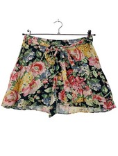 ZARA Mini-jupe Dames Jupe T EU 38 jaune primevère-rouge-vert style décontracté