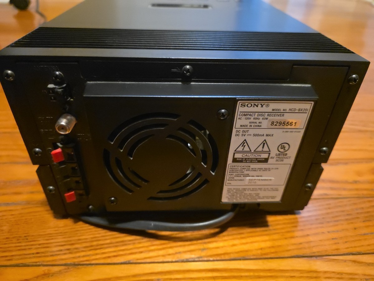 Sony CMT-BX20i Micro HiFi Component Stereo System w/SS-CBX20