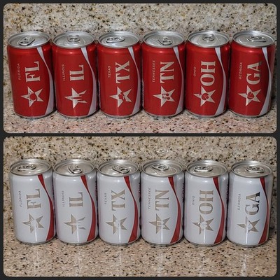2026 Limited Edition Coca Cola Diet AMERICA 250 USA   MINI 7.5 oz Cans 12X