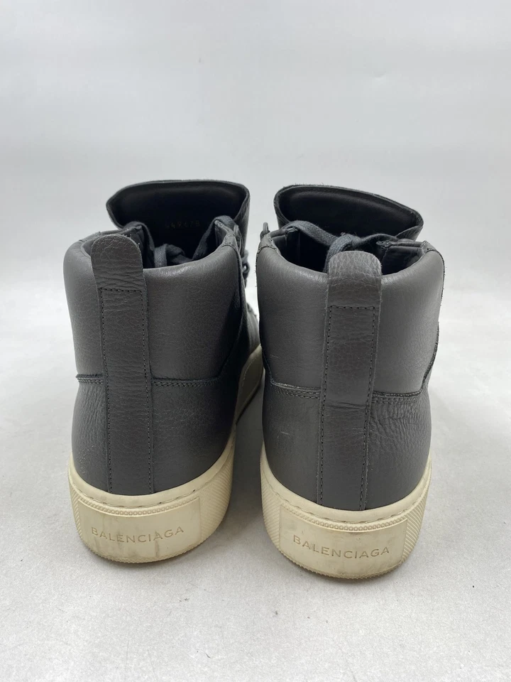Zapatillas altas Balenciaga Arena de cuero gris con cordones M 11 Foto 4 de 4