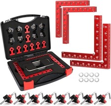 Corner Clamp for Woodworking 90 Degree Corner Clamp Aluminum Alloy 4 Pack