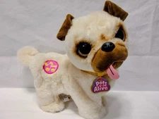 Pets Alive Poppy The Booty Shakin Pug Interactive Plush Zuru - Works