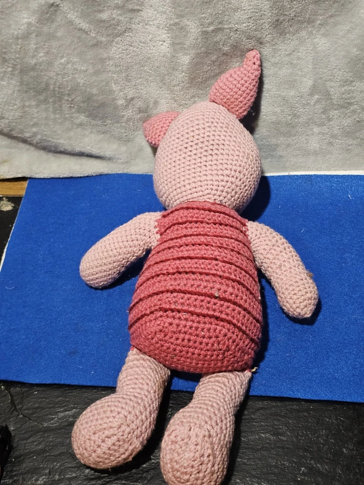 Piglet Crochet Finished Product - Image 2 of 4