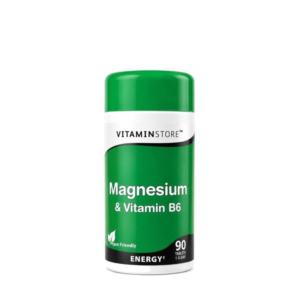 Vitamin Store Magnesium & Vitamin B6 Supplements 90 Tablets