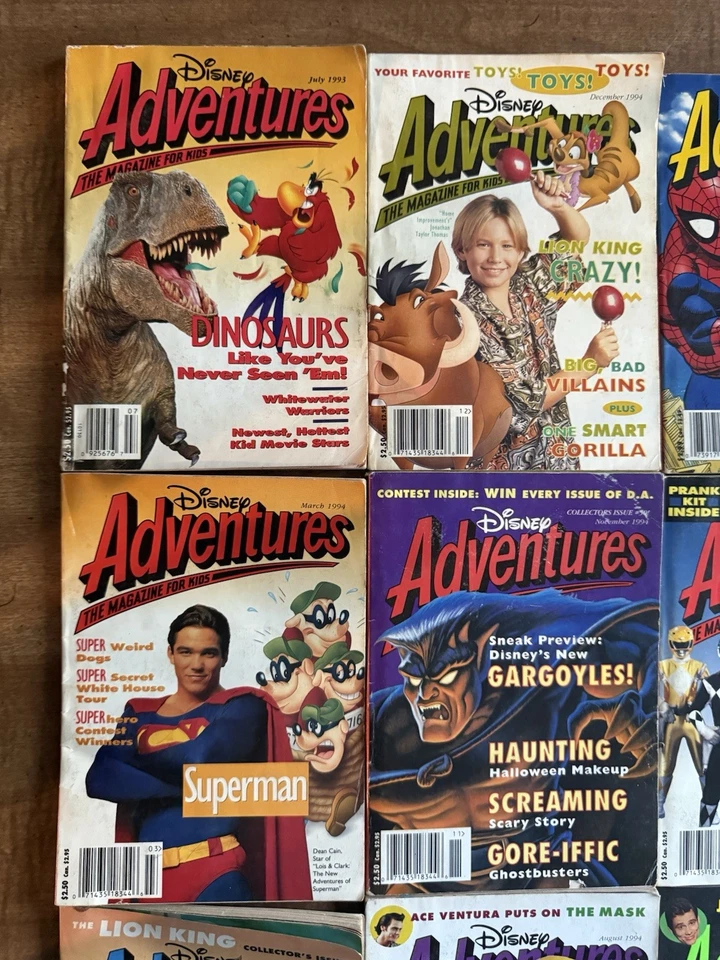 Disney Adventures Magazine Lot of 20 1993-1996 Issues Vintage Collectible Gift  - Image 2 of 4