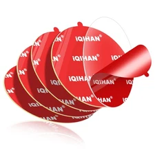 5pcs Sticky Adhesive Pads for Car Phone Mount, 70mm/ 2.76 Double-Sided Heavy ...