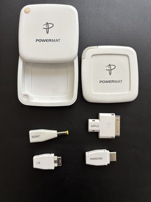 Powermat Powercube Set - 4 Tips (Apple, Sony, LG, Samsung) + Mini USB Connector 