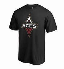 Fanatics Las Vegas Aces Black Size Large Primary Logo Tshirt (New)
