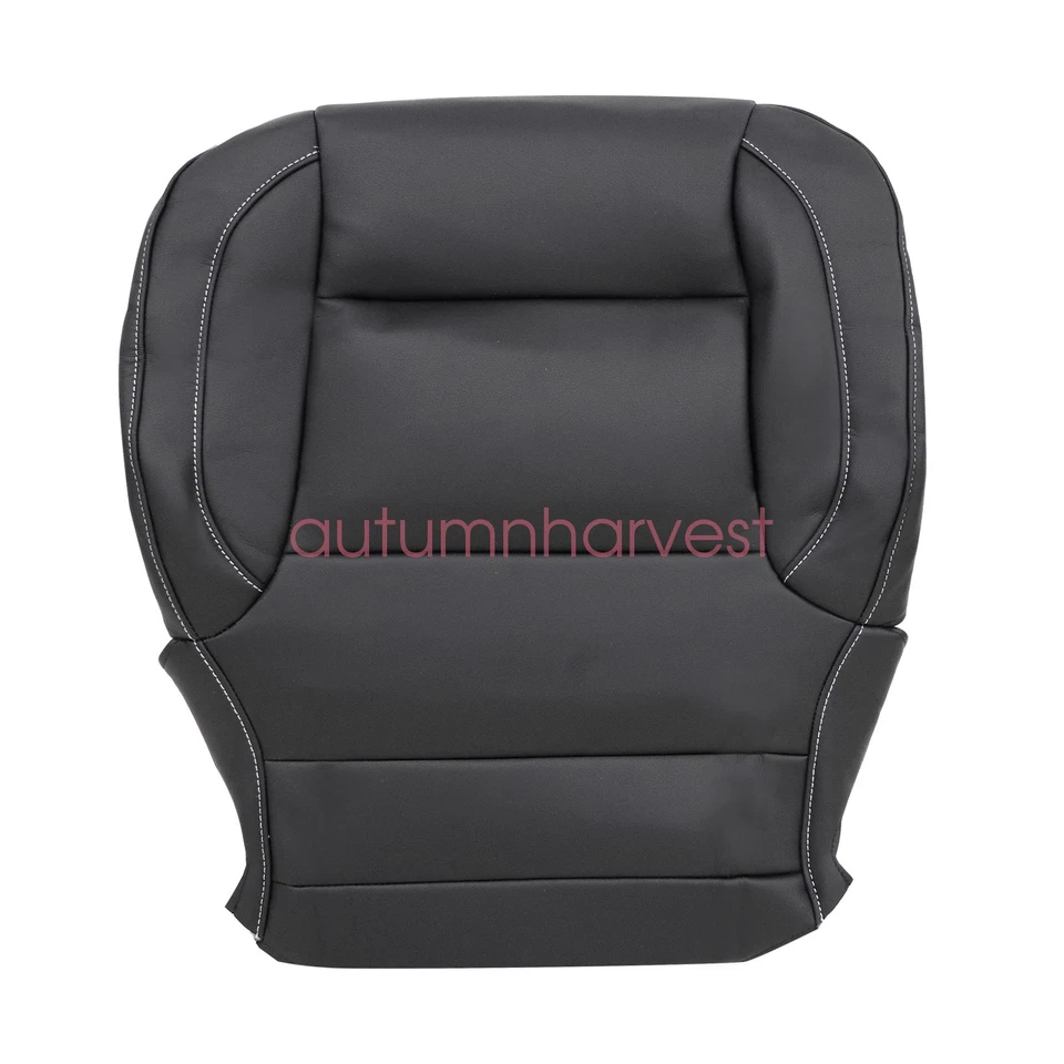 Cubierta de asiento delantera inferior/parte superior/almohadilla de espuma negra para Chevy Suburban 1500 2014-2019 Foto 3 de 4