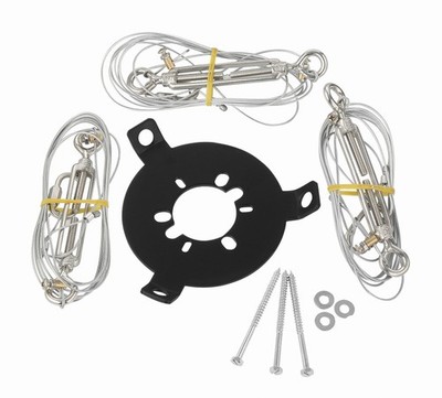 Used Craftmade Lighting GWS-FB Accessory - Guide Wire System-Flat Black Finish