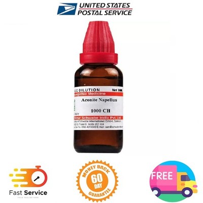 Willmar Schwabe Homeopathy Aconite Napellus (30 ML) (Select Potency)