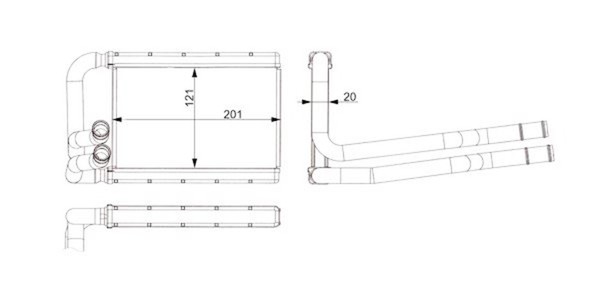Mahle Innenraumheizung WäRmetauscher FüR KIA Picanto 11-17 971381Y000-image